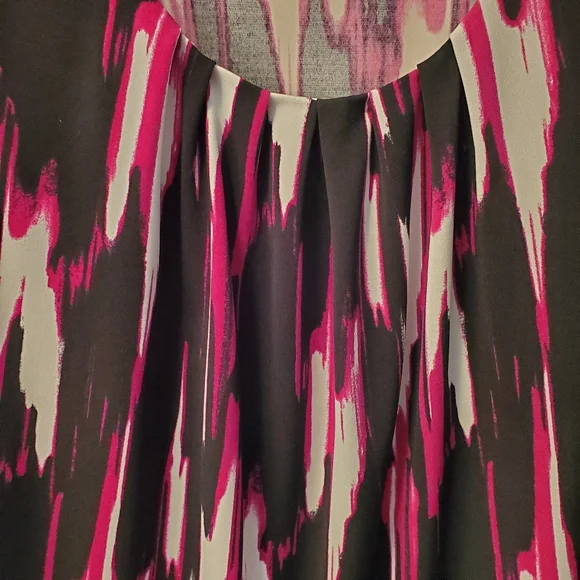 Evan Picone S Sleeveless Multicolor Top EUC - Picture 5 of 5